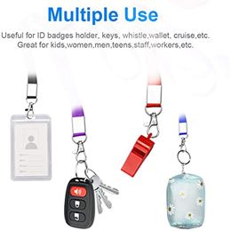 Lanyards with Clip for ID Badges & Keys Durable Neck Lanyard Strap for Teacher