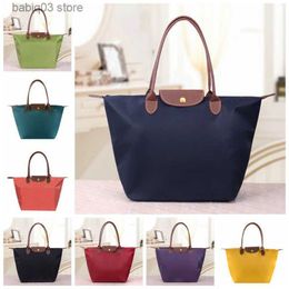 Diaper Bags Fashion Mom Shopping Bag Handbag Oxford Beach Cloth Women's Folding Storage Bag T230525