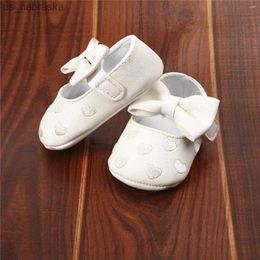 First Walkers First Walkers Soft Baby Crib Shoes 018M Toddler Girl Boy Bowknot Sole Born Prewalker Sneakers L230518