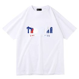 Men's Short Sleeve T-shirt 2023 Niche Design Alphabet Print Pure Cotton Leggings
