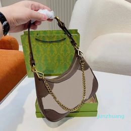 Designer -Woman Hobo Bags bags luxury handbags underarm shoulder bag lady chain purses Gold Letter