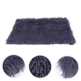 Cat Beds Sleeping Cushion Dog Pad Winter Warm Mat (Dark Grey)