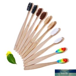 New style Bamboo toothbrush 10 pack with box travel set disposable hotel use biodegradable eco friendly Classic