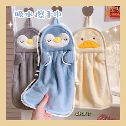 Skin-friendly Soft Cartoon Cute Animal Hand Wiping Cloth Coral Velvet Absorbent Towel Household Bathroom Kitchen Towel Sets