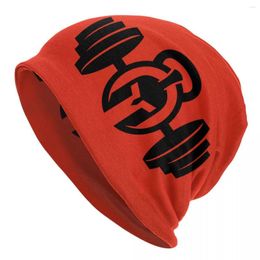 Berets Spartan Gym Logo Skullies Beanies Caps Unisex Streetwear Winter Warm Knitting Hat Adult Bodybuilding Fitness Muscle Bonnet Hats