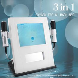 New 3 In 1 Oxygen Jet Peel CO2 Oxygenation Bubble Facial Machine Exfolite Infuse Oxygenate for Skin Care