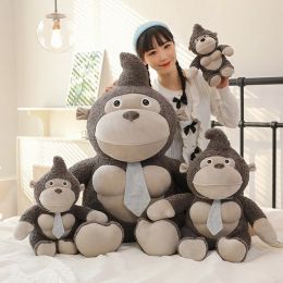 creative plush toy gorilla action figure children's game playmate room decoration sofa throw pillow