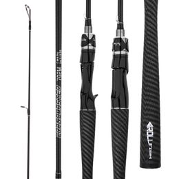 Boat Fishing Rods Fishing Rod Carbon Fiber Spinning/casting Pole Bait WT 4-35g Line WT 5-18LB Fast Bass Fishing Rods for Reservoir Pond River Lake 230525