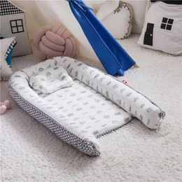 Infant born Baby Lounger Portable Nest Bed for Girls Boys Cotton Crib Toddler Nursery Carrycot Co Sleeper 230525