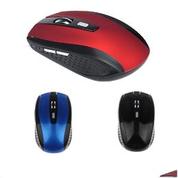 Mice 2.4Ghz Usb Optical Wireless Mouse Receiver Smart Sleep Energysaving For Computer Tablet Pc Notebook Laptop Desktop Portable Dro Dhoim