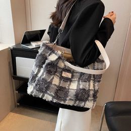 Soft Cloth Handbags for Women New Casual Shoulder Side Bag Vintage Large Shopper Shopping Bags Zipper Totes 230424