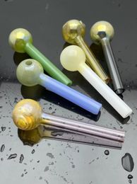 Europe and America Smoke Pipes Hookah Bong Glass Rig Oil Water Bongs Colorful 10cm Colorful Smoke Set Glass Direct Burner