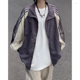 Women's Jackets Deeptown Vintage Harajuku Windbreaker Jacket Women Oversized Korean Fashion Outdoor Track Couple Japanese Style Casual