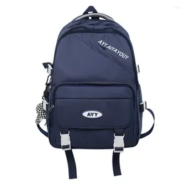 Backpack Couple Large Capacity Travel Bag Fashion Versatile Junior High School Students Schoolbag Waterproof