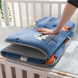 Baby Crib Set 120x60cm Toddler Bed Mattress Pad Fleece Breathable Boys Girls Cartoon Room Cute Floor Play Mat 230525
