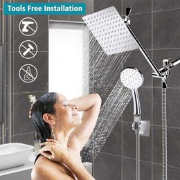 Bathroom Shower Sets Bathroom Shower Set Stainless Steel Shower System 3 Functions Pressurised Shower Device Bathroom Accessories Shower Faucet Set G230525