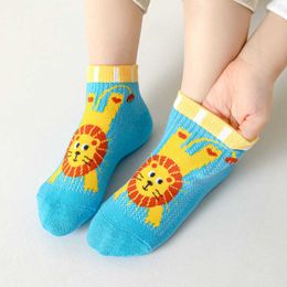 5 pairs/batch 2023 Summer New Children's Cotton Cute Cartoon Fashion Network 1-12 Year Children Students Teenagers Babies Girls Boys Socks G220524