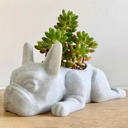 Vases Great Plant Pot Anti-deform Portable Dog Shape Flowerpot Desktop Decoration Lightweight Flower Holder Yard Supply