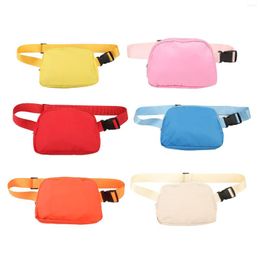 Outdoor Bags Nylon Fanny Pack Zipper Pockets Adjustable Belt Waterproof Fashion Waist Pouch For Woman Adult