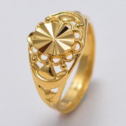 Cluster Rings Windmill Dubai African Small Gold Color For Women Girls Arabian Middle East Jewellery Little Bangs Woman Mama Gifts