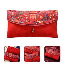 Gift Wrap Wedding Red Envelope Chinese Style Envelopes Card Accessories Fabric Engagement Lucky Packets