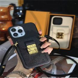 Fashion Cell Phone Cases for iPhone 15 15PRO 15PROMAX 14promax 14pro 14 13 13pro 13promax 12 12pro 12Pro Max Leather Card Pocket Case Storage Bag Style Cover 8856