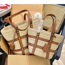 Womens handbag Beach bag luxury Rive Gauche basket designer the tote bags Top handle mens linen pochette clutch Shoulde bags weave mini Bucket Crossbody bag