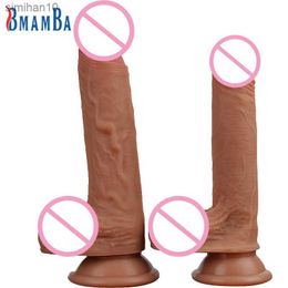 Dildos/Dongs Skin Silicone Dildo Sex Toy for Woman Realistic Penis with Suction Cup G Spot Vagina Stimulator Female Masturbation Sex Products L230518
