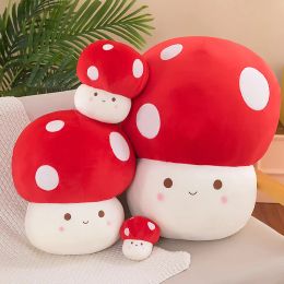 super cute little mushroom pillow children accompany play pillow plush toys holiday gift room decoration