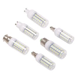 Bulbs Light Bulb LED Corn White 48 Leds 5730 7W Home Candle LampLED