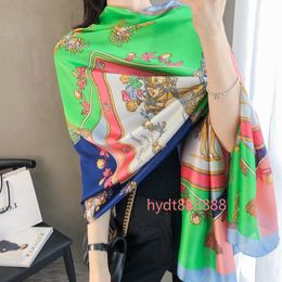 Most welcome wholesale scarf stylish female sunscreen shawl classic brand printed scarf soft thin scarf 180*90cm 2023