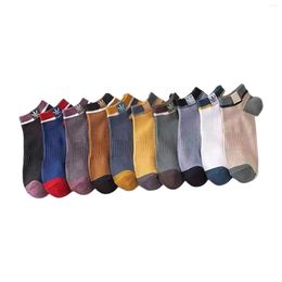 Men's Socks 10 Pairs Mens Ankle Soft Low Cut Sweat Wicking Casual For Sports Men Women