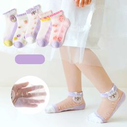 5 pairs/batch Cotton Children's Youth Boys and Girls Baby Fashion Network Cartoon Spring New 1-12 Year Old Student Socks G220524 good
