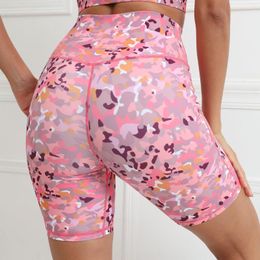 Active Shorts 2023 Digital Printing Running Hip Lifting Pants Fitness High Top Sports Yoga For Women