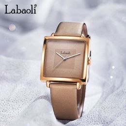 Women's Watches China Quartz Movement Roman Square Fashion Wristwatch Ladies Rose Gold Gift for girlfriend men Clock Female 230524