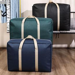 Storage Bags Portable High Quality Oxford Cloth Quilt Clothing Organise Bag Large Capacity Moving Packing