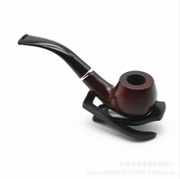 Hookahs New red short wooden pipe with a length of 145MM