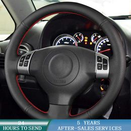 Steering Wheel Covers Car Steering Wheel Cover Wrap Non-Slip Car Accessories Original Steering Wheel Braid For Suzuki SX4 Alto Old Swift Opel Agila G230524 G230524