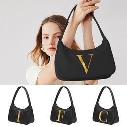 Evening Bags Fashion Underarm Ladies Shoulder 2023 Casual Handbag Purses Harajuku Hobo Organiser Letter Print