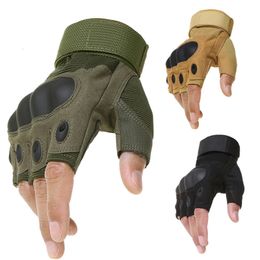 Cycling Gloves Outdoor Tactical Motorcycle Men Women Military Airsoft Combat Half Finger Shooting Hunting 230525