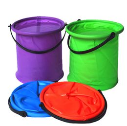 Beach Bucket Toys for Kids Baby Sand Play Toys Folding Collapsible Bucket Children Summer Beach Game Water Play Tools Toys