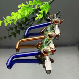 Smoke Pipes Hookah Bong Glass Rig Oil Water Bongs Coloured faucet glass walkway