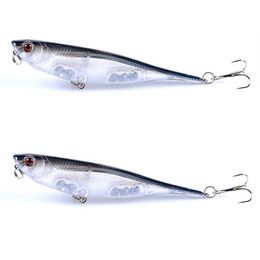 Baits Lures 1 floating pencil 10cm/9.9g artificial plastic hard crank bait bass swinging device cart fishing gear P230525