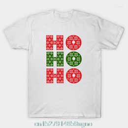 Men's T Shirts Printed Santa Hohoho T-Shirt Men Shirt Cotton Tshirt O-Neck Short-Sleeve Women