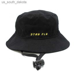 Wide Brim Hats High Quality Unisex Bucket Hat Women Sunscreen Beach Sun Hats Headwear Fisherman Cotton Hutting Caps With Strap Promotional L230523