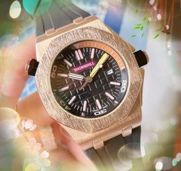 Popular Top Designer Men Watch Stopwatch 42mm Stainless Steel Rubber Band Fashion Casual clock Man Luxury Quartz Movement Original Clasp Analog Casual Wristwatch