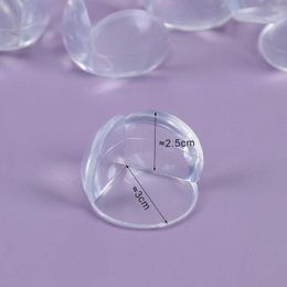 Corner Edge Cushions 10 pieces of children's safety silicone table corner cover transparent spherical anti-collision edge protection G220525 good