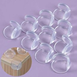 Corner Edge Cushions 10 pieces of children's safety silicone table corner cover transparent spherical anti-collision edge protection G220525