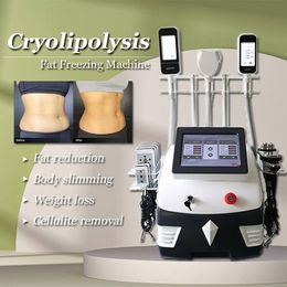 360 Cryotherapy Slimming Machine 7 in 1 Cavitation Body RF Cryolipolisis Cryo Lipo Laser Vacuum Fat Freeze Cellulite Reduction Beauty Machine for Spa Use