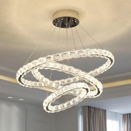 Wall Lamp Crystal Living Room Chandelier Modern Minimalist And Magnificent Ring Dining Bedroom Light Luxury Lamps